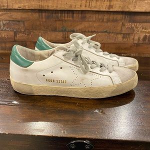 Golden Goose sneakers.